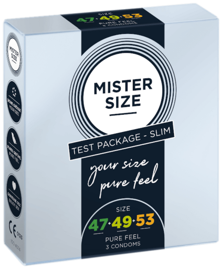 MISTER SIZE Slim Trial Set 47-49-53 (3 condoms)