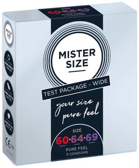 MISTER SIZE Wide tasting set 60-64-69 (3 condoms)